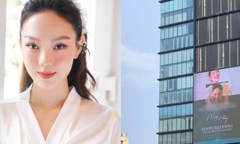 Minh Hằng được chúc phúc trên loạt bảng quảng cáo lớn ở TP.HCM
