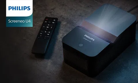 Philips ra mắt máy chiếu gần nhỏ nhắn, chiếu tới 80 inch