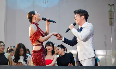 Hoa hậu Đào Ái Nhi song ca cùng quán quân 'Hãy nghe tôi hát'