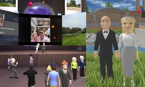 Đám cưới trong vũ trụ ảo