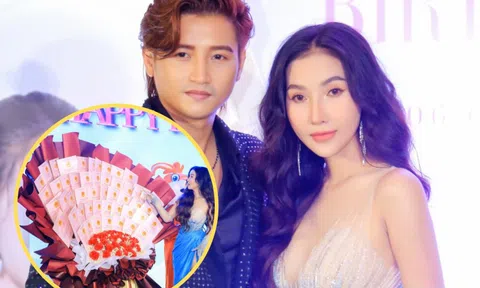 Á hậu Đoàn Thanh Tuyền được chồng tặng 89 cuốn sổ đỏ mừng sinh nhật