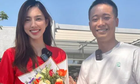 Hoa hậu Thùy Tiên sang châu Phi hội ngộ Vlogger Quang Linh