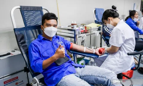 Cán bộ, đoàn viên Hội Luật gia Việt Nam tham gia hiến máu tình nguyện