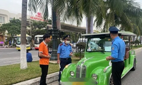 Đà Nẵng: Chấn chỉnh hoạt động của xe điện chở khách ở đường ven biển