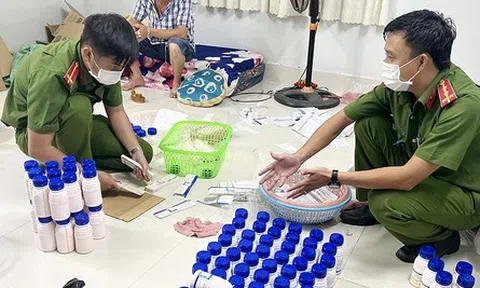 Bắt quả tang gã đàn ông thuê nhà trọ sản xuất thuốc bảo vệ thực vật giả