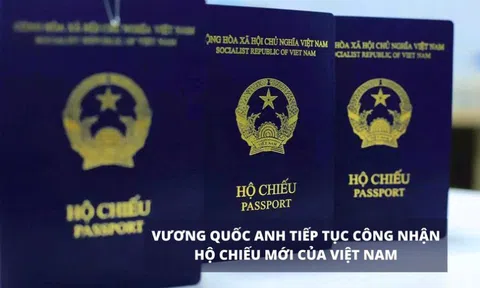 Anh, Pháp công nhận hộ chiếu mới của Việt Nam