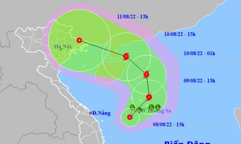 Áp thấp nhiệt đới di chuyển nhanh, sẽ mạnh lên thành bão hướng vào Bắc Bộ