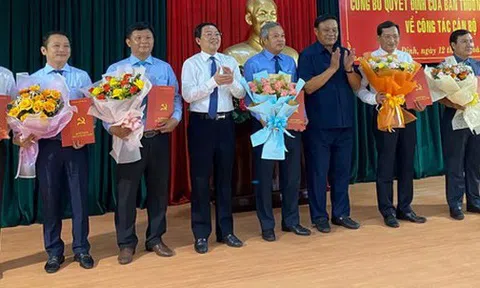 Bình Định điều động, luân chuyển, bổ nhiệm 7 nhân sự chủ chốt