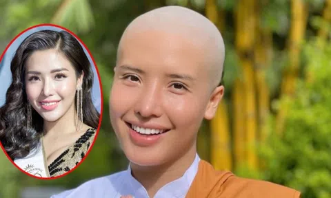 Á hậu Khánh Phương gây bất ngờ với hình ảnh cạo trọc đầu