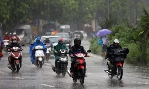 Từ đêm nay, miền Bắc gia tăng mưa