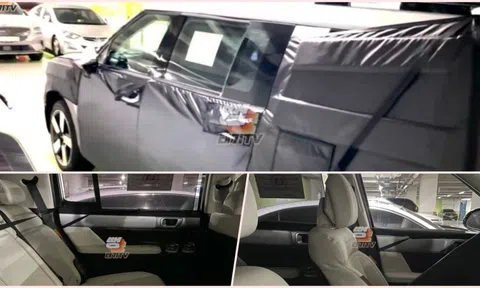 Hyundai Santa Fe 'vội vàng' thử nghiệm đời mới, kiểu dáng vuông vức như Land Rover