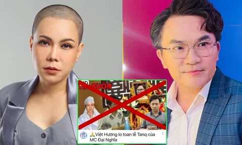 Việt Hương bức xúc trước tin đồn sai lệch về Đại Nghĩa