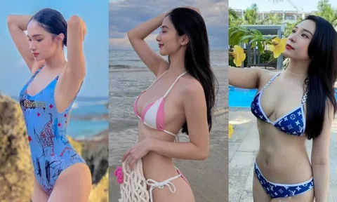 Hương Giang, Thanh Bi, Jun Vũ khoe dáng nóng bỏng với bikini