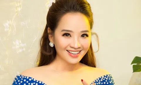 Diễn viên Hoài An trẻ trung, rạng rỡ ở tuổi 48