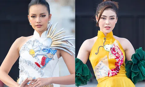 Hoa hậu Ngọc Châu đọ sắc cùng Hoa hậu Lý Kim Thảo