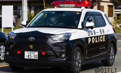 Toyota Raize được sử dụng làm xe cảnh sát