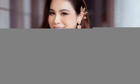 Hoa hậu Hoàng Dung sang Anh diễn Tuần lễ Thời trang London 2023