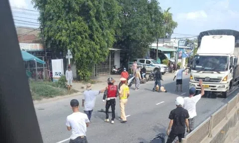 Một CSGT ở Quảng Nam bị tông trọng thương