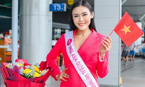 Người mẫu sở hữu vòng eo 58cm lên đường thi 'Miss Asia Global'