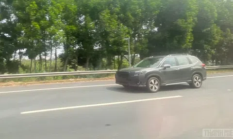 Subaru Forester 2023 bất ngờ lăn bánh tại Việt Nam