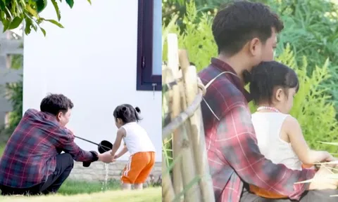 Con gái Trường Giang xuất hiện trong chương trình của bố