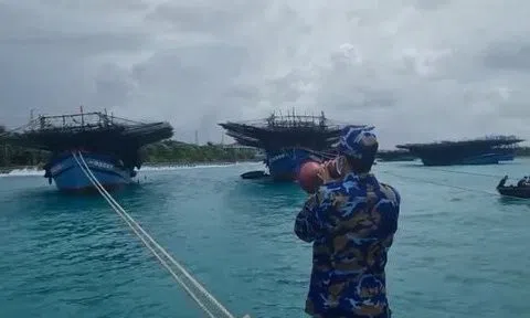 Khánh Hòa: Trường Sa đón hơn 1.500 ngư dân vào trú tránh bão Noru