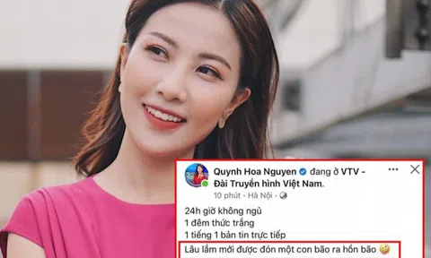 Nữ MC khóa Facebook sau vạ miệng 'được đón một cơn bão ra hồn bão'
