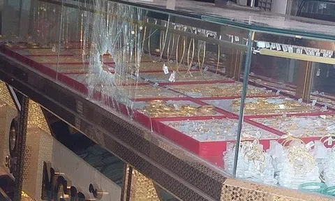 Lại xảy ra cướp tiệm vàng ở Bình Dương