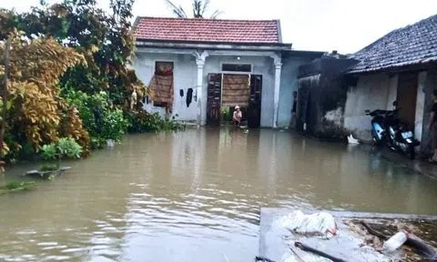 Nghệ An: Mưa lớn kéo dài trong đêm khiến nhiều địa phương ngập úng