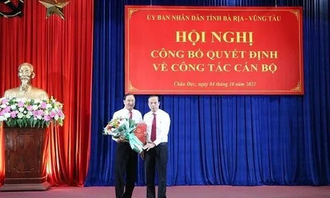 Bà Rịa-Vũng Tàu: Phó Bí thư huyện ủy Châu Đức làm Chủ tịch UBND huyện