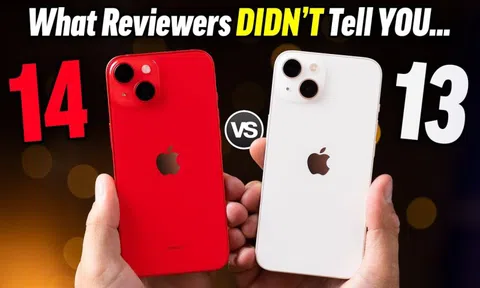 Khách mua sững người khi đứng trước iPhone 14 và iPhone 13: Màn 'ngụy trang' dở tệ