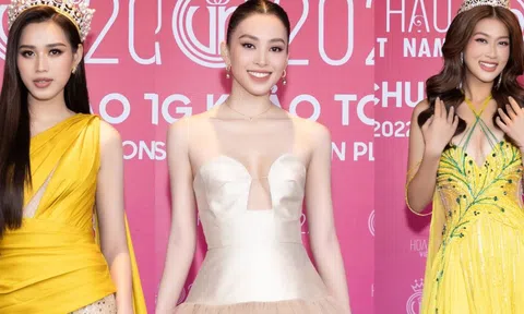 Tiểu Vy, Thiên Ân khoe sắc trên thảm đỏ