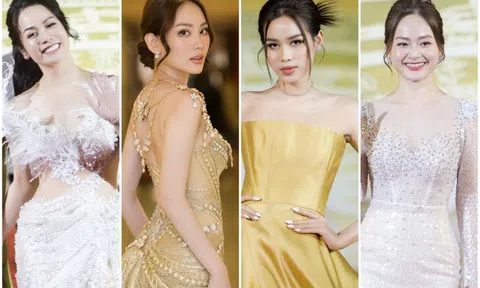 Nhật Kim Anh, Lan Phương đọ sắc với loạt hoa hậu trên thảm đỏ