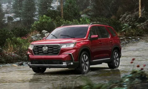 Honda Pilot 2023 to lớn như Ford Explorer, thiết kế giống Honda CR-V