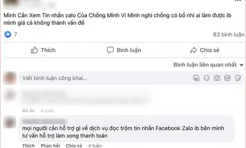 Thực hư dịch vụ đọc trộm tin nhắn trên facebook, zalo?