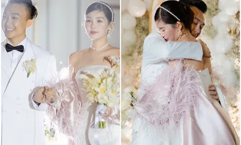 Lê Âu Ngân Anh bật khóc khi chồng cam kết 'không để ai bắt nạt'