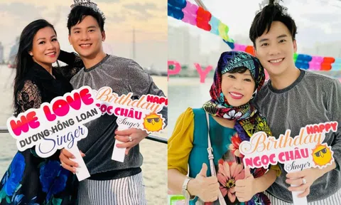 Phi Phụng, Dương Hồng Loan mừng sinh nhật Ngọc Châu trên du thuyền ở Dubai