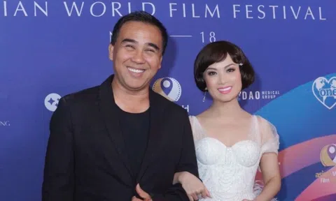 'Ca sĩ tỉ phú' Hà Phương xúc động hội ngộ Quyền Linh tại Mỹ