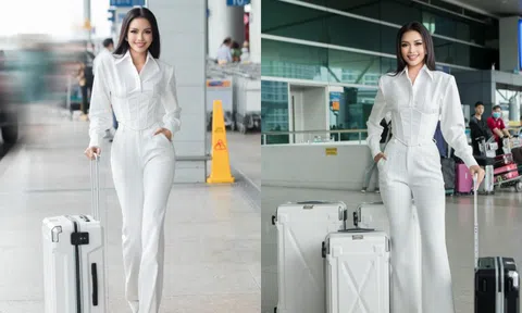 Ngọc Châu sang Philippines huấn luyện, chuẩn bị 'chinh chiến' Hoa hậu Hoàn vũ