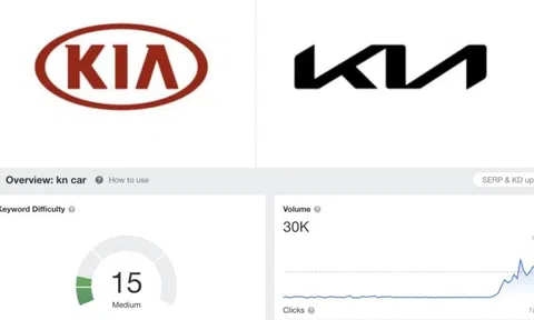 Logo mới của hãng xe Kia khiến nhiều người nhầm thành ‘KN’