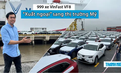 Giây phút VinFast VF8 vươn ra 'biển lớn'
