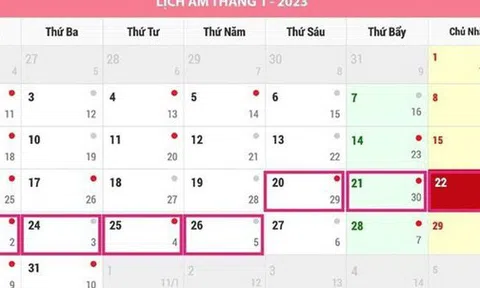 Chính thức thông báo phương án nghỉ Tết nguyên đán 2023 cho người lao động