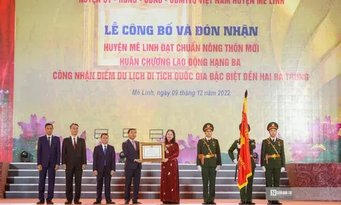 Hà Nội có thêm một huyện đạt chuẩn nông thôn mới