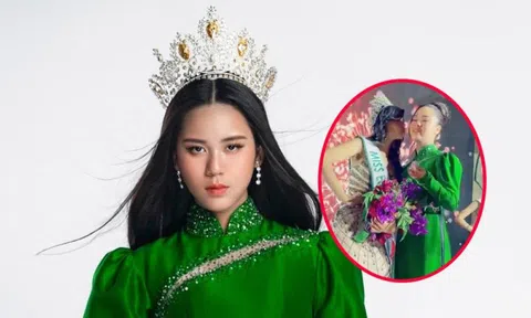 Bella Vũ trao vương miện cho người đẹp Ấn Độ đăng quang Miss Eco Teen International
