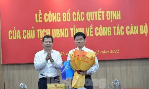 Công bố các quyết định về công tác cán bộ tỉnh Quảng Ngãi