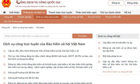 Quy trình giải quyết hưởng, chi trả BHXH một lần xác thực qua chữ ký số