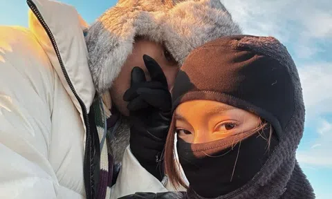 Châu Bùi khoe ảnh tình cảm bên Binz ở Iceland