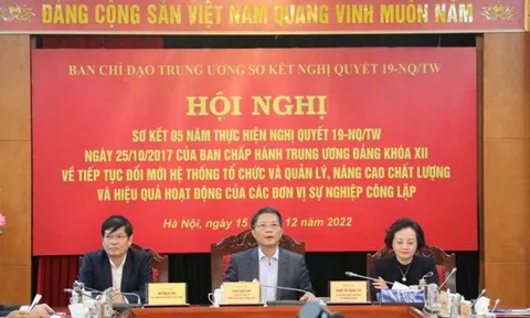 Số đơn vị sự nghiệp công lập giảm vượt mục tiêu của năm 2021