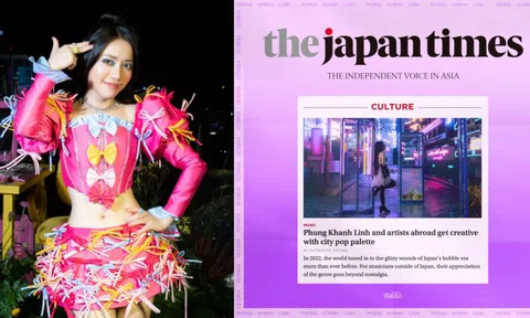 Phùng Khánh Linh xuất hiện trên báo Nhật