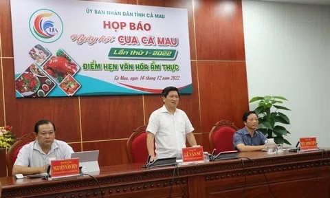 Khởi động ngày hội Cua Cà Mau – Điểm hẹn văn hóa ẩm thực